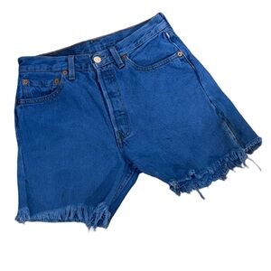 Levi's OVERDYED Blue Jean Shorts for Women Size XS